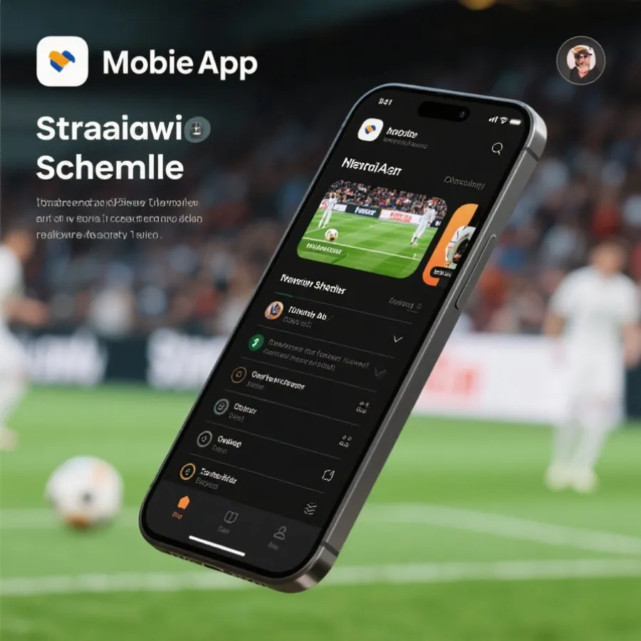 世界盃直播App與賽程功能示意圖